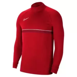 Image of Nike Academy Mens Soccer Drill Top - Red