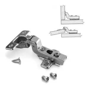 Image of GTV Kitchen Cabinet Cupboard Wardrobe 35mm Clip-on Door Hinge Flush Inset - with