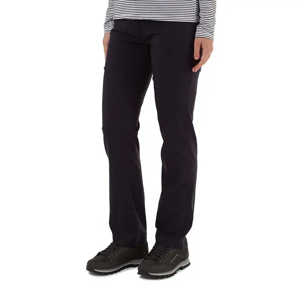 Image of Craghoppers Womens Kiwi Pro Polyamide Walking Trousers 18S - Waist 34' (86cm), Inside Leg 28' Dark Navy CWJ1280-3G3-18S