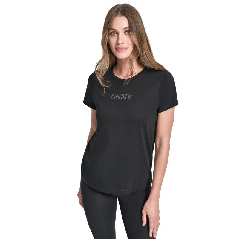 Image of DKNY Womens Sport T-Shirt Black female 8 (XS)