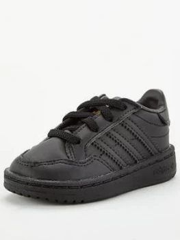 Image of adidas Originals NOVICE EL Infant Trainer - Core Black, Core Black, Size 4