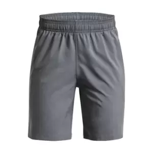 Image of Under Armour Armour Woven Graphic Shorts Junior Boys - Grey