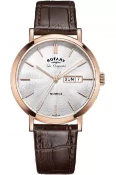 Image of Mens Rotary Swiss Made Windsor Quartz Watch GS90157/02