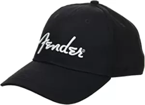 Image of Fender - Logo Unisex Baseball Cap - Black