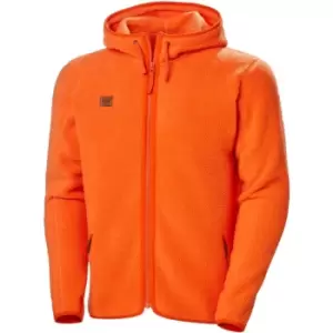 Image of Helly Hansen Heritage Fleece Full Zip Hooded Jacket Orange