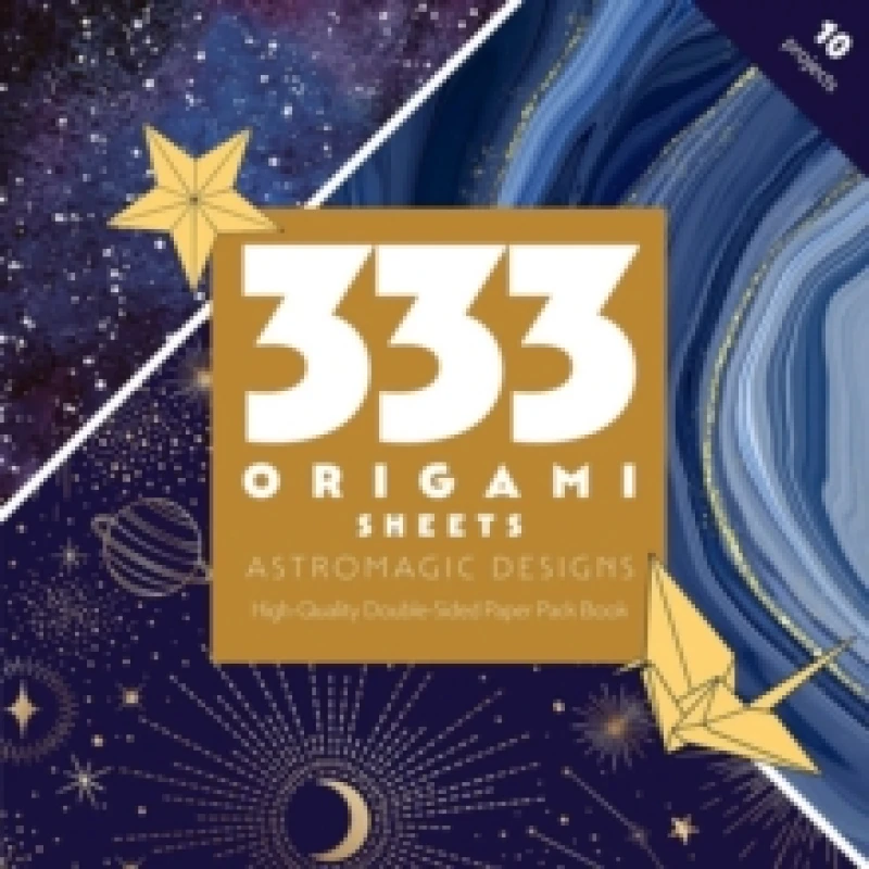 Image of 333 Origami Sheets AstroMagic Designs : High-Quality Double-Sided Paper Pack Book Paperback / softback