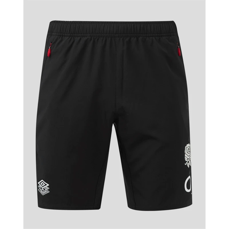 Image of Umbro England Gym Shorts 2024 Womens - Black 8