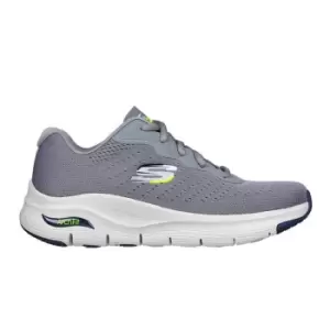 Image of Skechers Arch Fit Engineered Mesh Lace-Up Sn - Grey