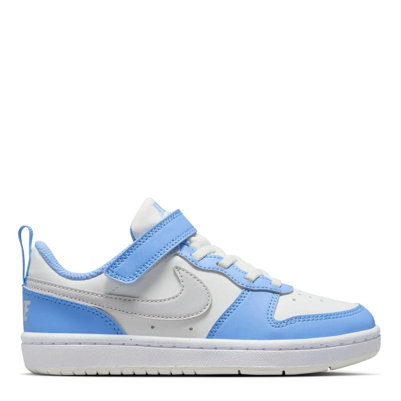 Image of Nike Court Borough Low Recraft White/Blue male 2 (34)