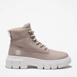 Image of Timberland Greyfield Canvas Boot For Her In Beige Light Beige, Size 8