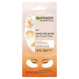 Image of Garnier Eye Sheet Mask Hyaluronic Acid And Orange Juice 6g