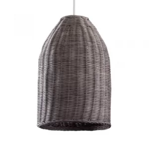 Image of Chianti Wicker Pendant Shade in Grey
