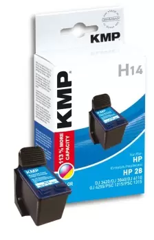 Image of KMP H14 ink cartridge Cyan, Magenta, Yellow