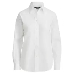 Image of Lauren by Ralph Lauren Lauren by Ralph Lauren Jamelko Long Sleeved Shirt Womens - White