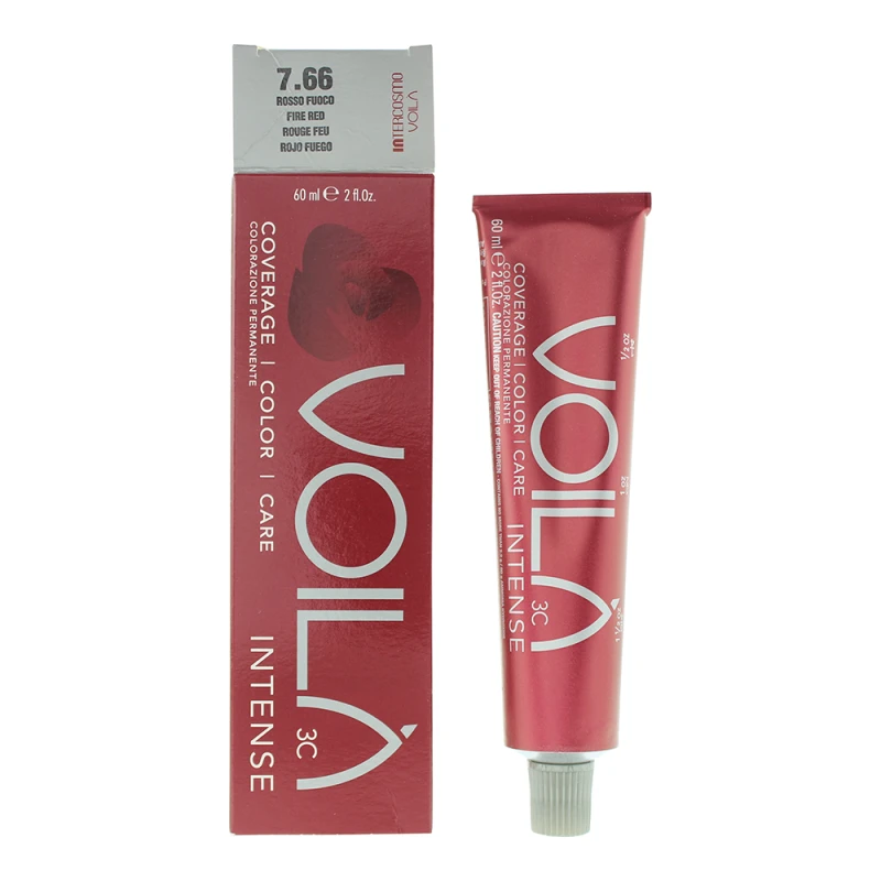 Image of Intercosmo VoilA 3C Intense 60ml - 7.66 Fire Red