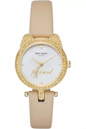 Image of Ladies Kate Spade New York Novelty Cat Case Watch KSW1151