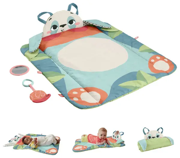 Image of Fisher-Price Roly-Poly Panda Baby Activity Play Mat