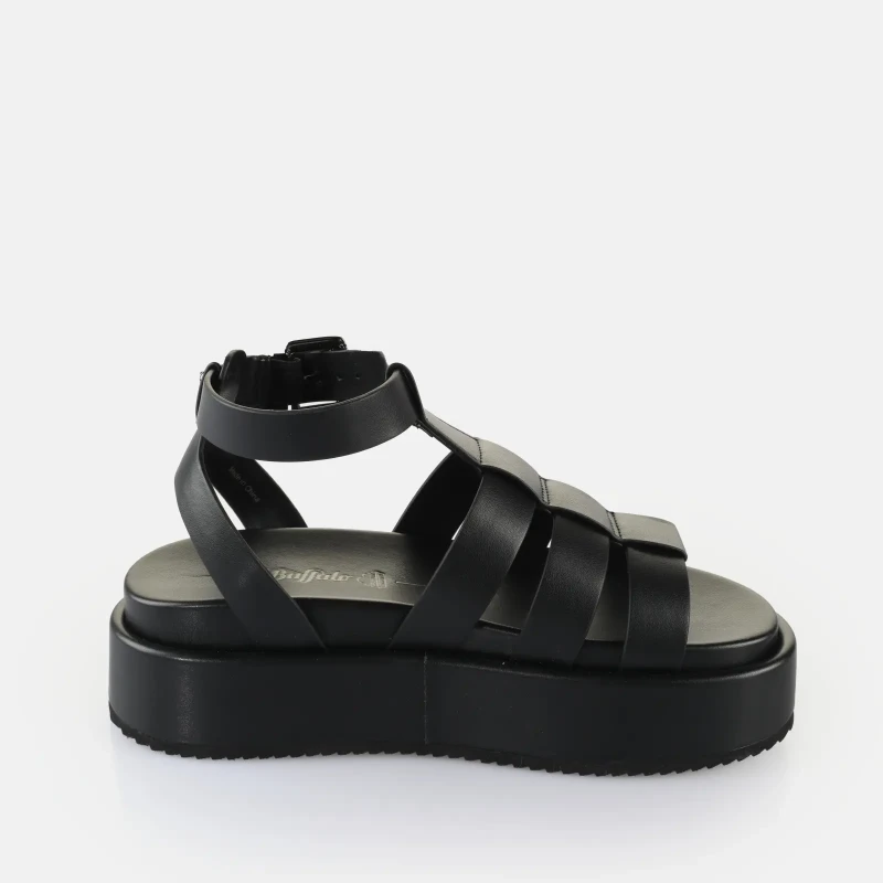 Image of Buffalo Womens sandals Buffalo Noa Greek Noir Female 41