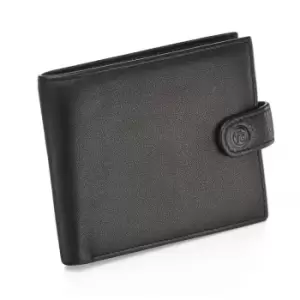 Image of Fred Bennett Black Leather Wallet Coin Purse W014
