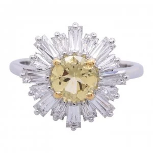Image of Swarovski Sunshine: Ring Med Cecy/Rhs 55 - Silver