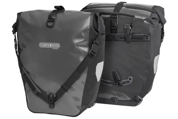 Image of Ortlieb Back-Roller Classic QL2.1 Pannier Bags 20L Rear Wheel x2 - Asphalt