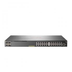 Image of Aruba a HP Enterprise company Aruba 2540 24G PoE+ 4SFP+ Managed L2 Gigabit Ethernet (10/100/1000) Grey 1U Power over Ethernet (PoE)