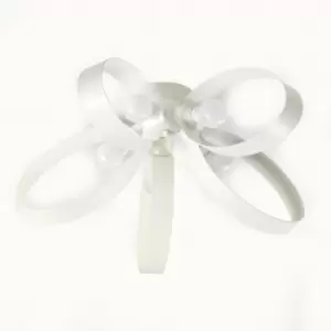 Image of Onli Serena 5 Light Semi Flush Ceiling Light, White