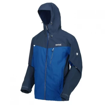 Image of Regatta Birchdale Waterproof & Breathable Stretch Jacket - NautiBl/DkDe
