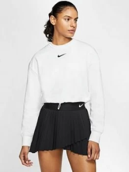 Image of Nike Sportswear Swoosh Sweatshirt - Whtie