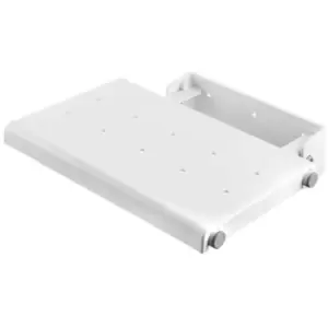 Image of Wall Mounted Fold-Away Shower Seat - White