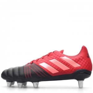 Image of adidas Kakari Elite Men Rugby Boots Soft Ground - Black/Red