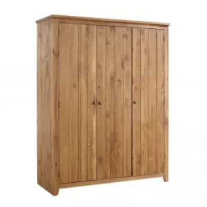 Image of LPD Limited Havana 3 Door Wood Wardrobe
