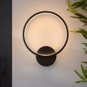 Image of Vogue Kali Outdoor Wall Light Black