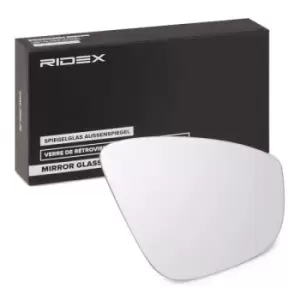 Image of RIDEX Wing Mirror Glass 1914M0253 Side Mirror Glass,Mirror Glass VW,Passat Variant (365),SCIROCCO (137, 138),Passat CC (357),Eos (1F7, 1F8)