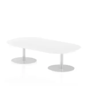 Image of Italia Poseur Boardroom Table 1800 Top 475 High White