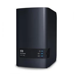 Image of Western Digital WD 8TB My Cloud EX2 Ultra 2bay NAS Drive WDBVBZ0080JCH-EESN