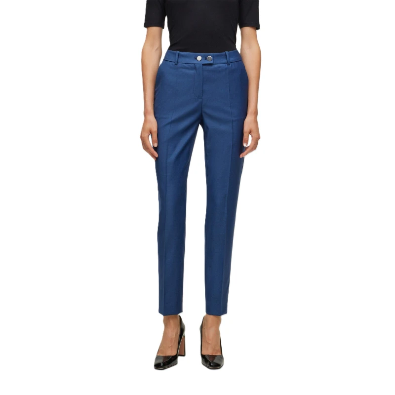 Image of Boss Womens Tamata Cigarette Trousers Miscellaneous female 4 (XXS)