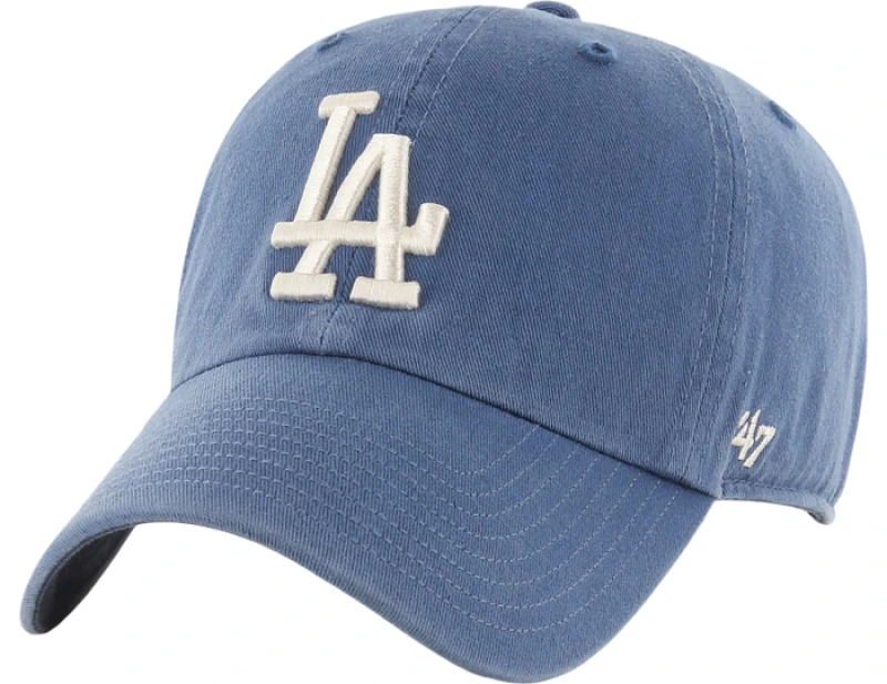 Image of '47 Brand Los Angeles Dodgers Mlb 47 Clean Up Cap Timber Blue OSFA