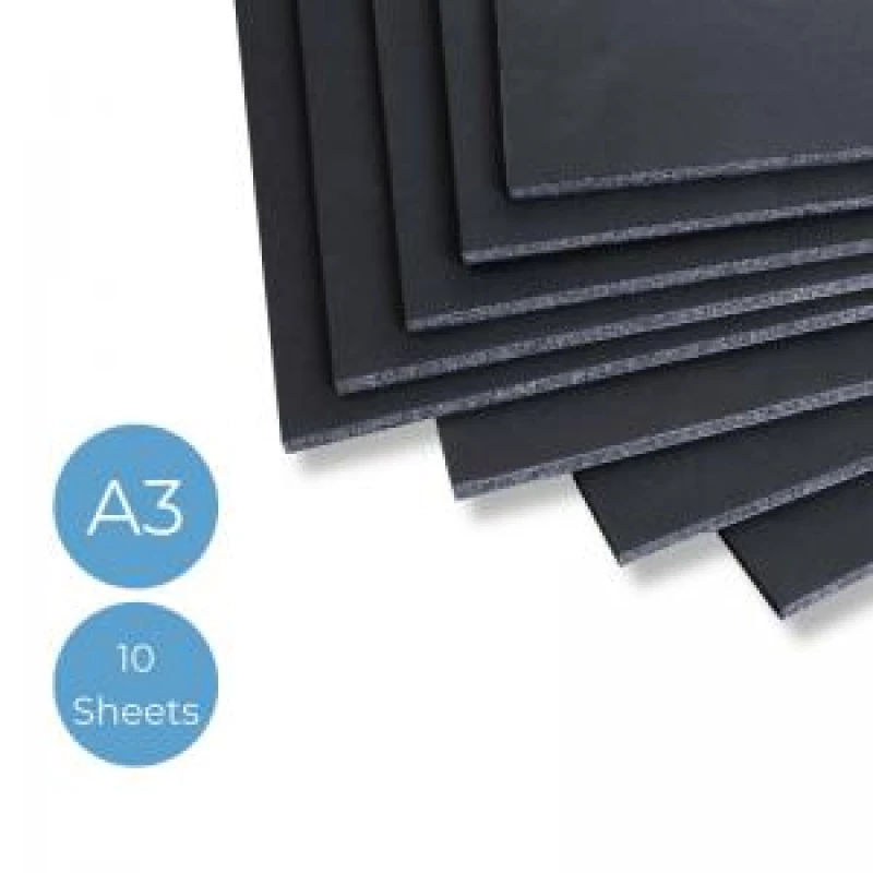 Image of ValueX Foamboard 5mm A3 Black (Pack 10) FBBKA310
