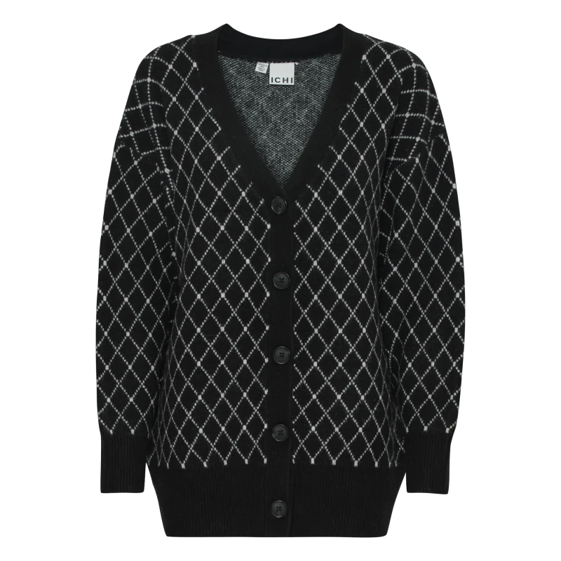 Image of Ichi Womens cardigan Ichi Alvino Noir Female XL