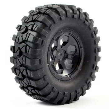 Image of Ftx Outback Pre-Mounted 6Hex/Tyre (2) - Black