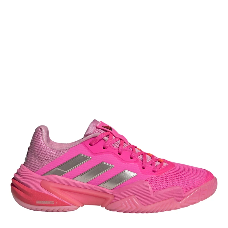 Image of adidas Womens Barricade 13 Tennis Shoes Lucid Pink/Cham female 3.5 (36)