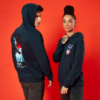 Image of NASA Soyuz Unisex Hoodie - Navy - L