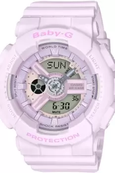 Image of Ladies Casio Baby-G Alarm Chronograph Watch BA-110-4A2ER