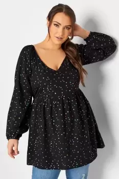 Image of Star Peplum Blouse