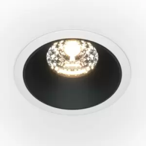 Image of Maytoni Lighting - Maytoni Maytoni Alfa LED Round Dimmable Recessed Downlight White, Black, 1050lm, 3000K
