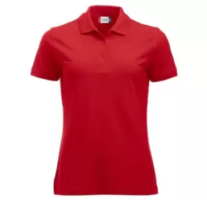 Image of Clique Womens/Ladies Manhattan Polo Shirt (XXL) (Red)