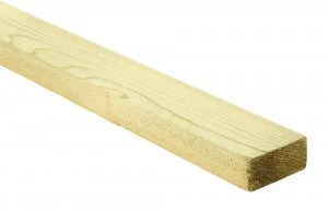 Image of Wickes Treated Sawn 22 x 47 x 2400mm Single