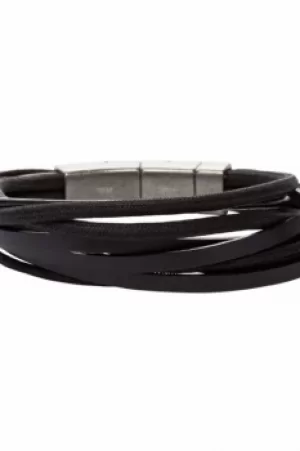 Image of Fossil Jewellery Leather Bracelet JEWEL JF86182040