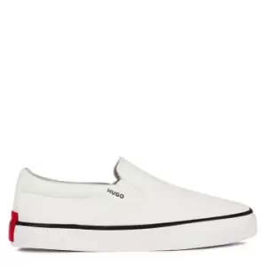 Image of Hugo Dyer Slip On Flats - White